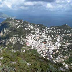 Capri - Panorama depuis Cetrella