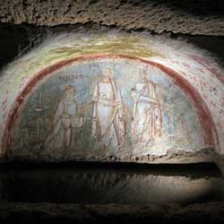 Catacombes de San Gaudioso - Tombe de Pascentius