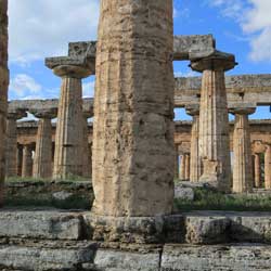 Paestum - Colonnes