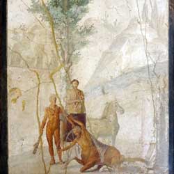 Peinture romaine - Hercule et Nessus