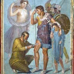 Peinture romaine - Japix et Enée