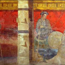 Peinture romaine - Princes de Macédoine et d'Asie