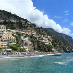 Positano - vue depuis ponton