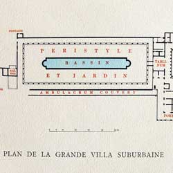 Villa des Papyrus - Plan